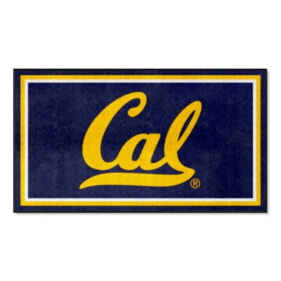 Fan Mats  LLC Cal Golden Bears 3x5 Rug Blue