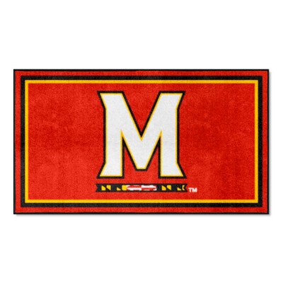 Fan Mats  LLC Maryland Terrapins 3x5 Rug Red