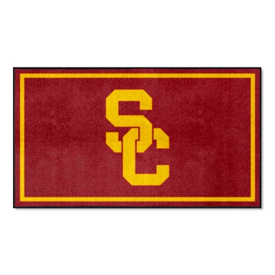 Fan Mats  LLC Southern California Trojans 3x5 Rug Cardinal