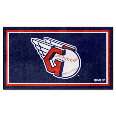 Fan Mats  LLC Cleveland Guardians 3x5 Rug Blue