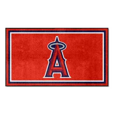 Fan Mats  LLC Los Angeles Angels 3x5 Rug Red