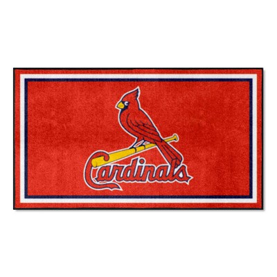 Fan Mats  LLC St. Louis Cardinals 3x5 Rug Navy