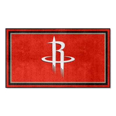 Fan Mats  LLC Houston Rockets 3x5 Rug Red