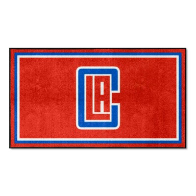 Fan Mats  LLC Los Angeles Clippers 3x5 Rug Red