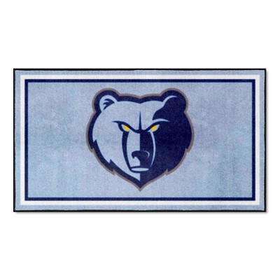 Fan Mats  LLC Memphis Grizzlies 3x5 Rug Blue