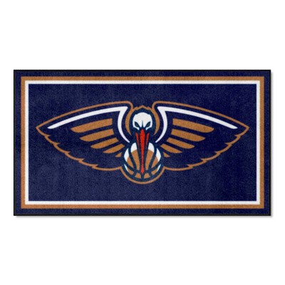 Fan Mats  LLC New Orleans Pelicans 3x5 Rug Navy