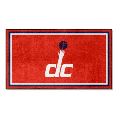 Fan Mats  LLC Washington Wizards 3x5 Rug Red