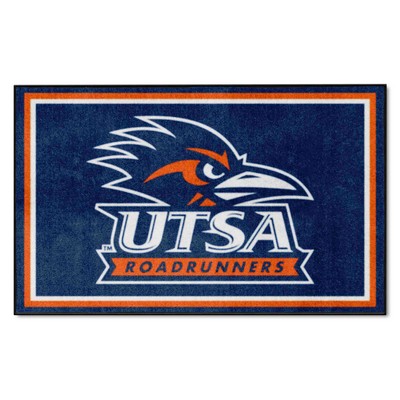 Fan Mats  LLC UTSA Roadrunners 4x6 Rug Navy