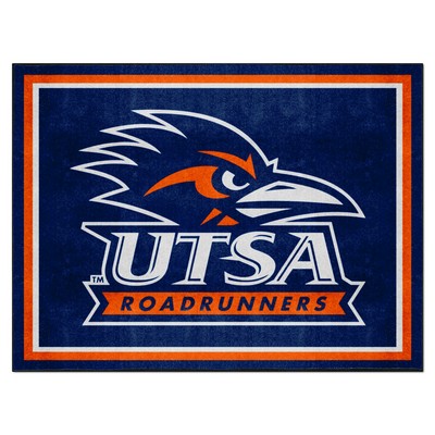 Fan Mats  LLC UTSA Roadrunners 8x10 Rug Navy