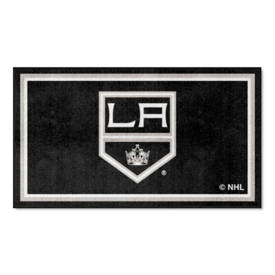 Fan Mats  LLC Los Angeles Kings 3x5 Rug Black