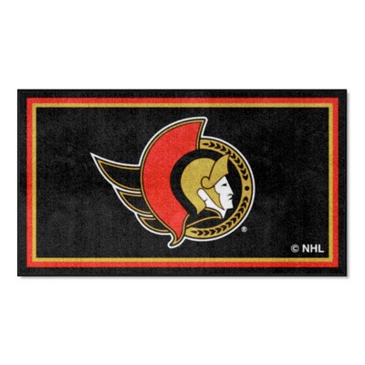 Fan Mats  LLC Ottawa Senators 3x5 Rug Red