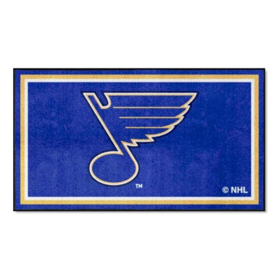 Fan Mats  LLC St. Louis Blues 3x5 Rug Royal