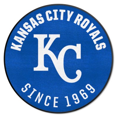 Fan Mats  LLC Kansas City Royals Roundel Mat Retro Blue