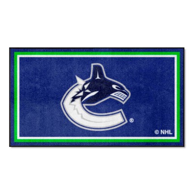 Fan Mats  LLC Vancouver Canucks 3x5 Rug Royal