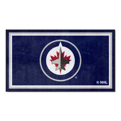 Fan Mats  LLC Winnipeg Jets 3x5 Rug Navy