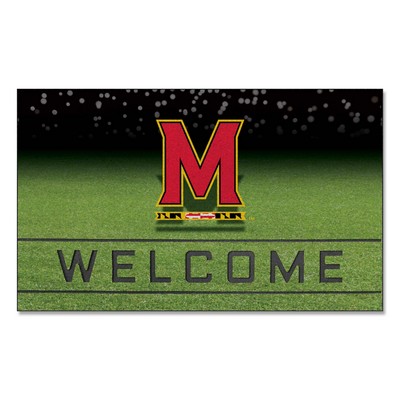 Fan Mats  LLC Maryland Terrapins Crumb Rubber Door Mat Red