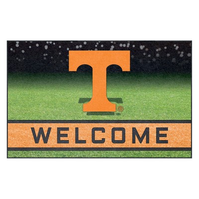 Fan Mats  LLC Tennessee Volunteers Rubber Door Mat - 18in. x 30in. Orange