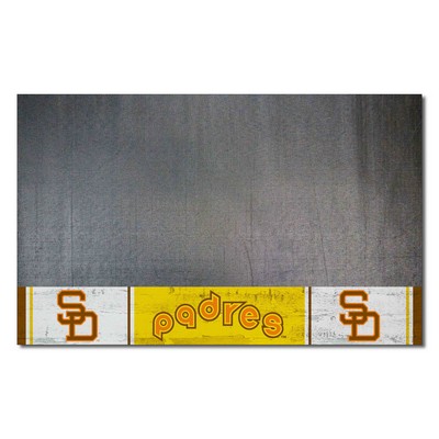 Fan Mats  LLC San Diego Padres Grill Mat Retro Yellow