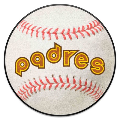 Fan Mats  LLC San Diego Padres Baseball Mat Retro White