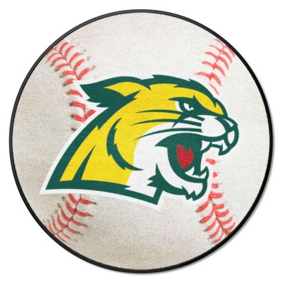 Fan Mats  LLC Northern Michigan Wildcats Baseball Mat White