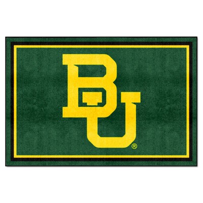 Fan Mats  LLC Baylor Bears 5x8 Rug Green