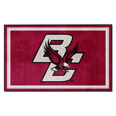 Fan Mats  LLC Boston College Eagles 4x6 Rug Maroon