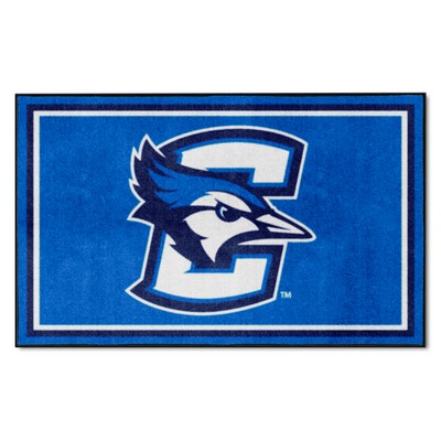 Fan Mats  LLC Creighton Bluejays 4x6 Rug Blue