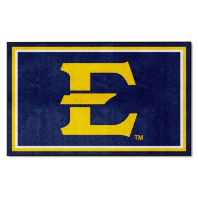 Fan Mats  LLC East Tennessee Buccaneers 4x6 Rug Navy