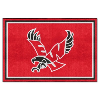 Fan Mats  LLC Eastern Washington Eagles 5x8 Rug Red