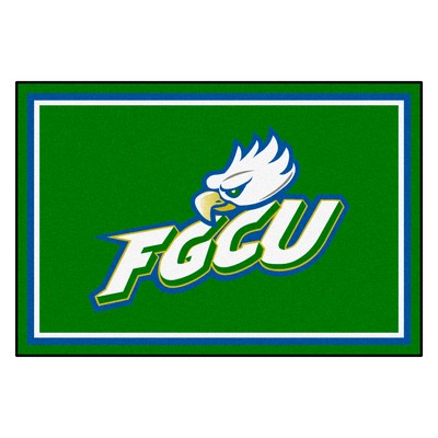 Fan Mats  LLC Florida Gulf Coast Eagles 5x8 Rug Green