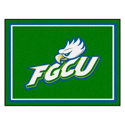 Fan Mats  LLC Florida Gulf Coast Eagles 8x10 Rug Green