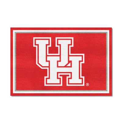 Fan Mats  LLC Houston Cougars 5x8 Rug Orange