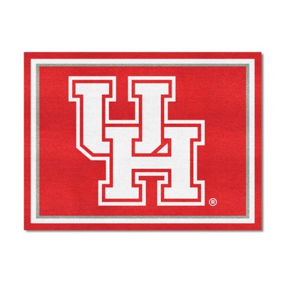 Fan Mats  LLC Houston Cougars 8x10 Rug Orange