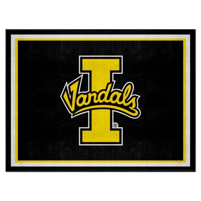 Fan Mats  LLC Idaho Vandals 8x10 Rug Black