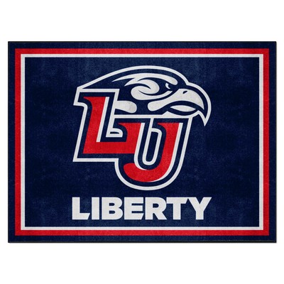 Fan Mats  LLC Liberty Flames 8x10 Rug Blue