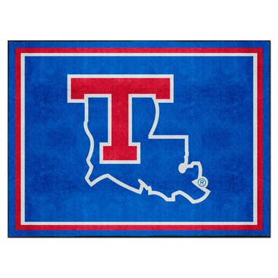 Fan Mats  LLC Louisiana Tech Bulldogs 8x10 Rug Blue