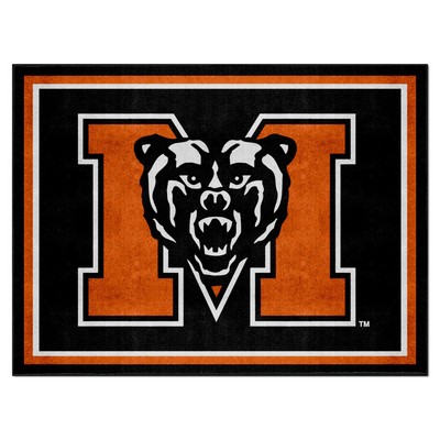 Fan Mats  LLC Mercer Bears 8x10 Rug Black