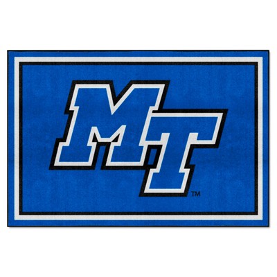 Fan Mats  LLC Middle Tennessee Blue Raiders 5x8 Rug Blue