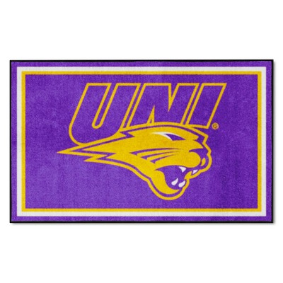 Fan Mats  LLC Northern Iowa Panthers 4x6 Rug Purple