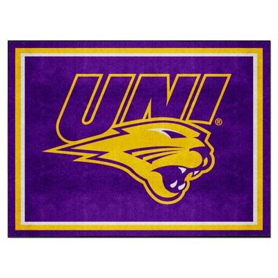 Fan Mats  LLC Northern Iowa Panthers 8x10 Rug Purple