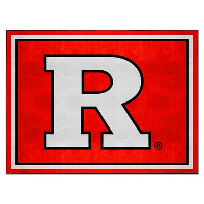 Fan Mats  LLC Rutgers Scarlett Knights 8x10 Rug Red