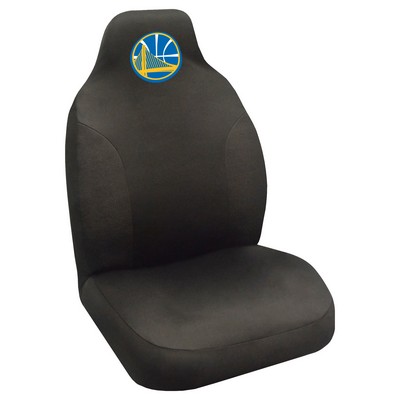 Fan Mats  LLC Golden State Warriors Seat Cover Black