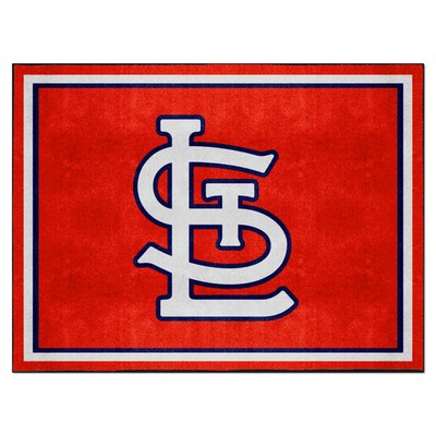 Fan Mats  LLC St. Louis Cardinals 8x10 Rug Red