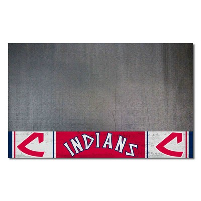 Fan Mats  LLC Cleveland Indians Grill Mat Retro Navy