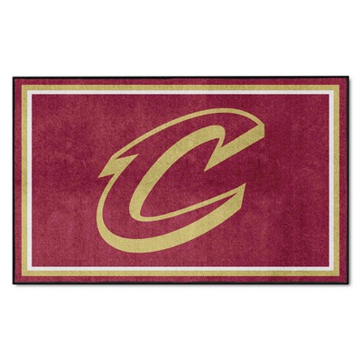 Fan Mats  LLC Cleveland Cavaliers 4x6 Rug Wine