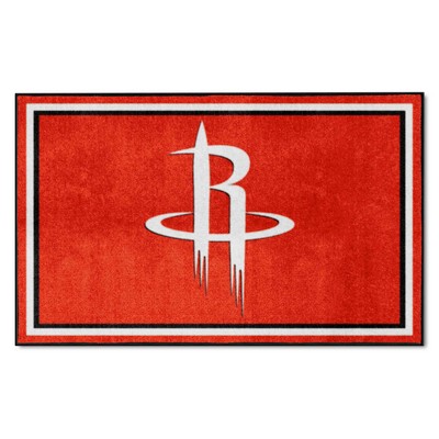 Fan Mats  LLC Houston Rockets 4x6 Rug Red