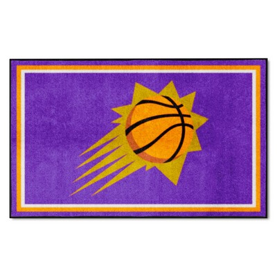 Fan Mats  LLC Phoenix Suns 4x6 Rug Orange