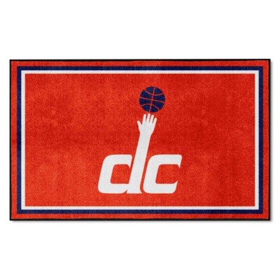 Fan Mats  LLC Washington Wizards 4x6 Rug Red