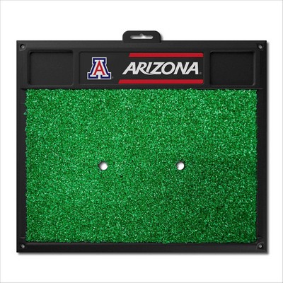 Fan Mats  LLC Arizona Wildcats Golf Hitting Mat Red