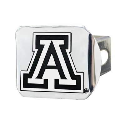 Fan Mats  LLC Arizona Wildcats Hitch Cover Chrome Chrome